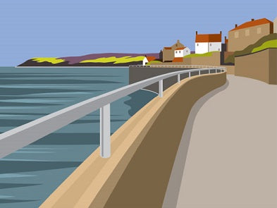 Ian Mitchell - The Bay, Robin Hoods Bay - Landscape