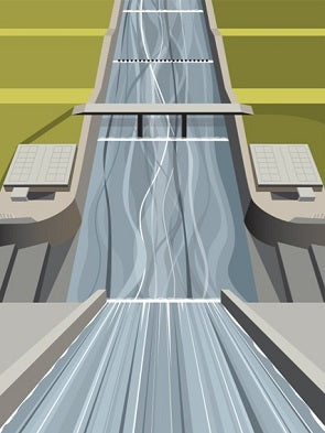 Ian Mitchell - Thruscross Dam - Portrait
