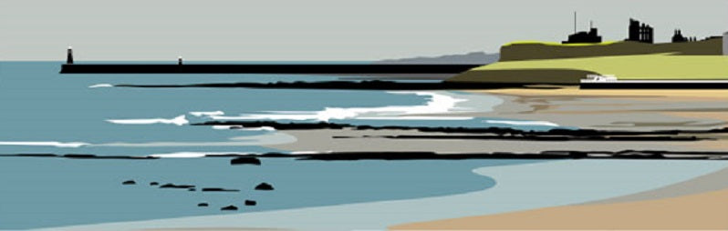 Ian Mitchell - Towards Tynemouth - Panoramic