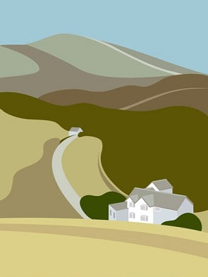 Ian Mitchell - Towards Black Hill - Portrait