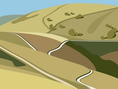 Ian Mitchell - Towards End Hill - Landscape