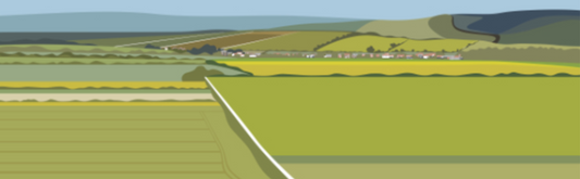 Ian Mitchell - Towards Wintringham - Panoramic