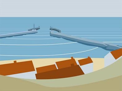 Ian Mitchell - Whitby Harbour - Landscape