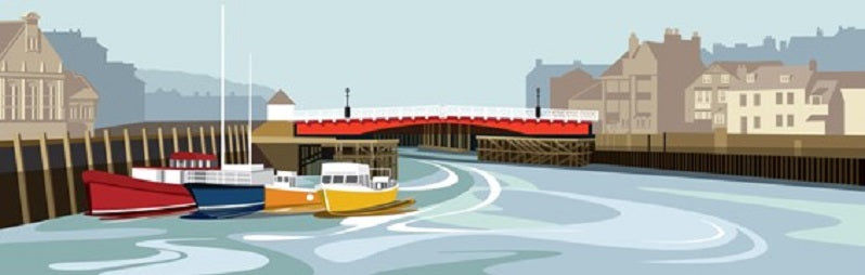 Ian Mitchell - Whitby Swingbridge - Panoramic