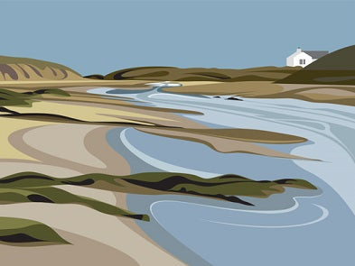 Ian Mitchell - Aberffraw towards the beach - Landscape