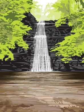 Ian Mitchell - Falling Foss - Portrait