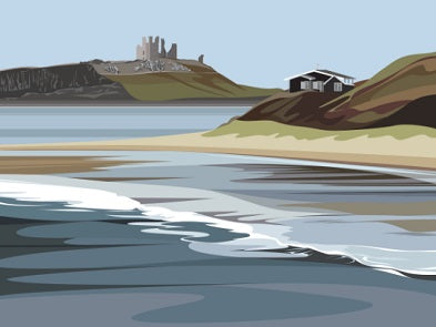Ian Mitchell - Low Newton to Dunstanburgh Castle - Landscape