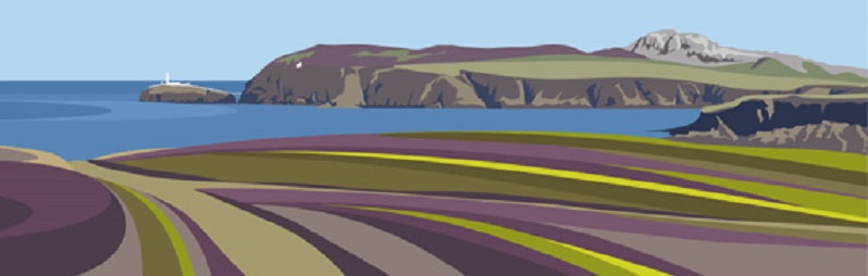 Ian Mitchell - Towards South Stack - Panoramic
