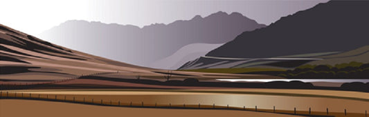 Ian Mitchell - Road to Snowdon - Panoramic