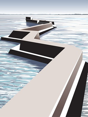 Ian Mitchell - St Monan's Breakwater - Portrait