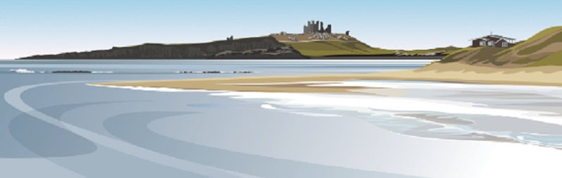 Ian Mitchell - Embleton Bay & Dunstanburgh Castle - Panoramic