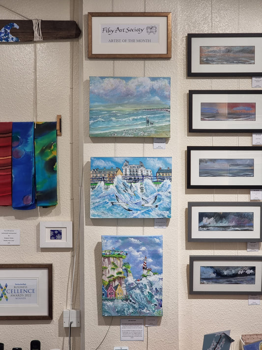 WELCOMING FILEY ART SOCIETY TO THE GALLERY
