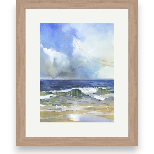 Kate Lycett - Breakers - Hand finished print