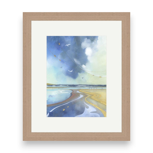 Kate Lycett - Low Tide - Hand finished print