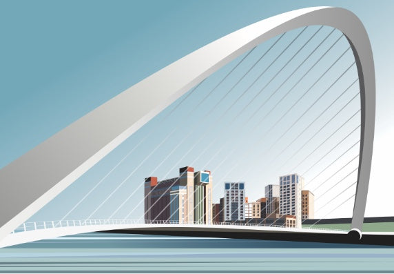 Ian Mitchell - ‘The Blinking Eye’ Gateshead Quays - Landscape