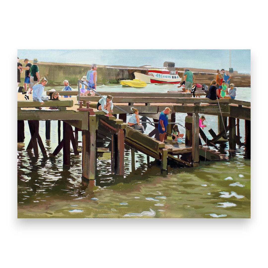 Dawn Blatherwick - Crabbing at Bridlington - Original Work