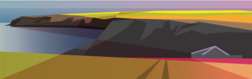 Ian Mitchell - Cleveland Way to Port Mulgrave - Panoramic