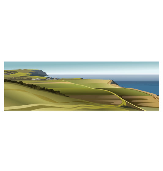 Ian Mitchell - The Cleveland Way to Staithes - Panoramic
