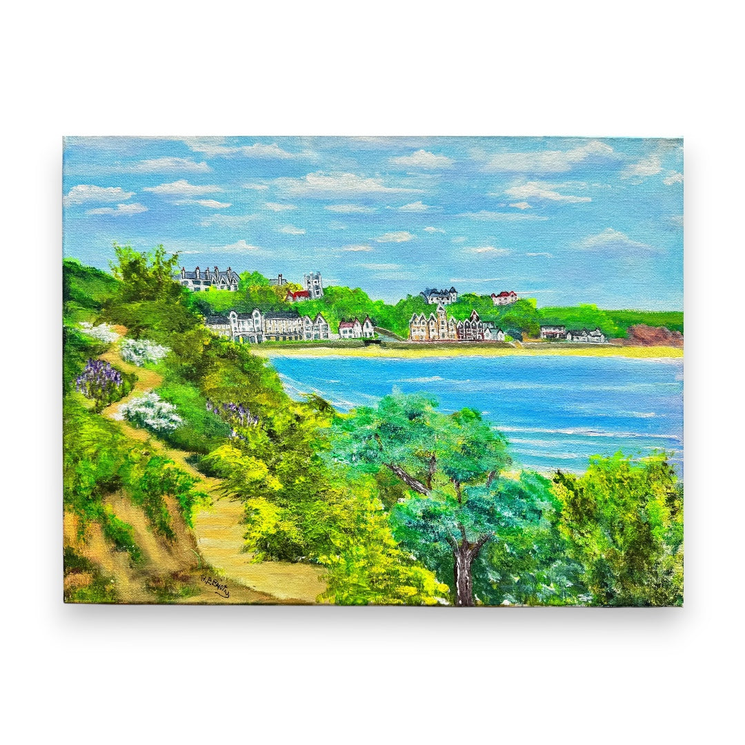 Filey Art Society - Ann Bristow - Cliff Top Walk into Filey