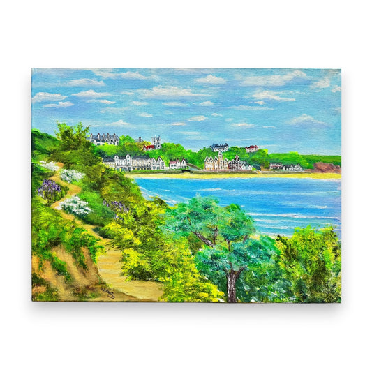 Filey Art Society - Ann Bristow - Cliff Top Walk into Filey