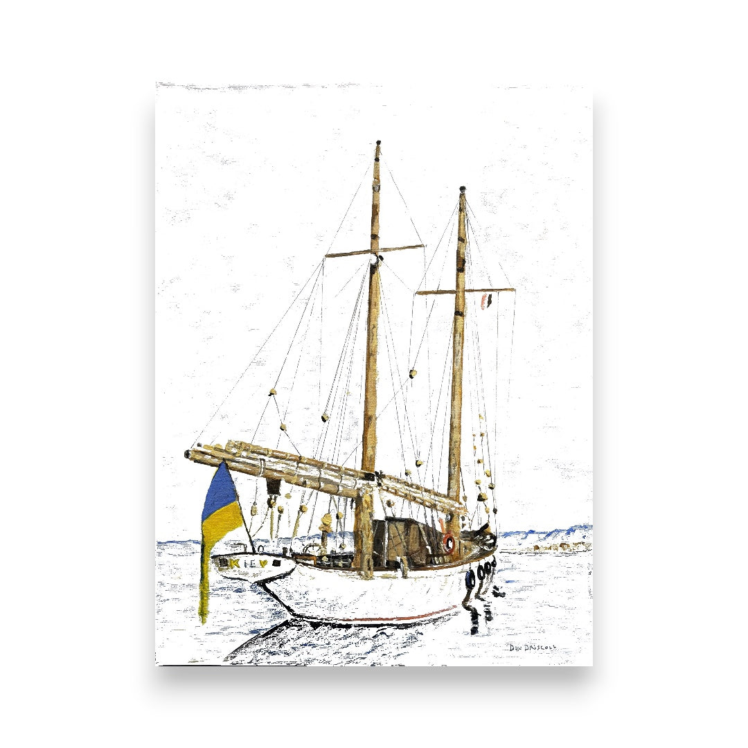 Filey Art Society - Don Driscoll - Ukrainian Yacht