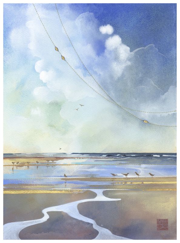 Kate Lycett - Ebb Tide - Hand finished print