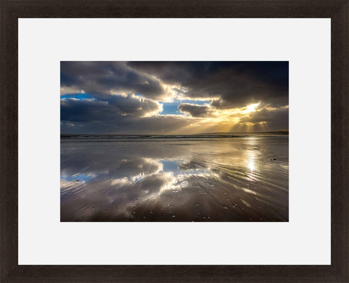 Andrew Smith - Filey Bay Reflections - Photographic Print