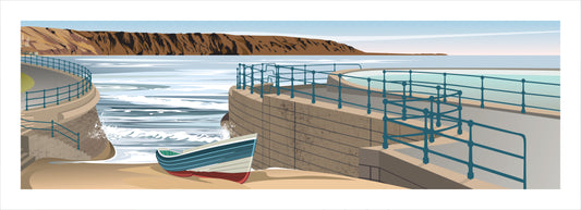 Ian Mitchell - Filey Bay Looking North - Panoramic