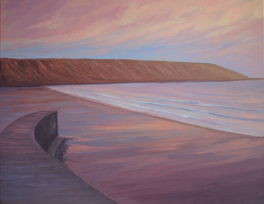 Christopher Heald - Filey Bay at Sunset - Original Work