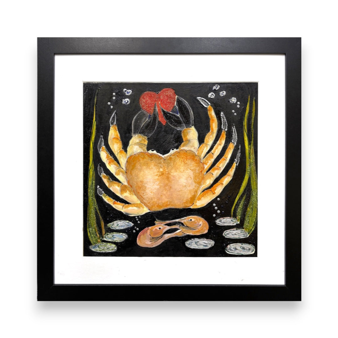 Filey Art Society - Linda Stonehouse - Crab with Heart