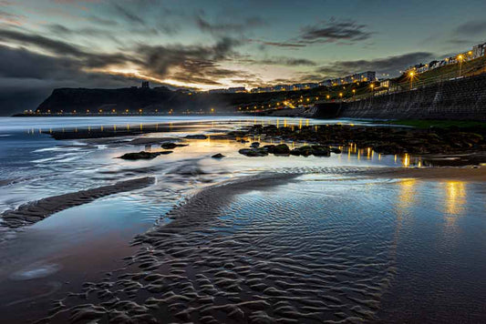 Andrew Smith - Scarborough North Bay, The Blue Hour - Photographic Print