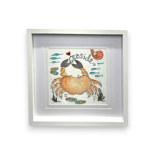 Filey Art Society - Linda Stonehouse -Seaside Crab & Heart