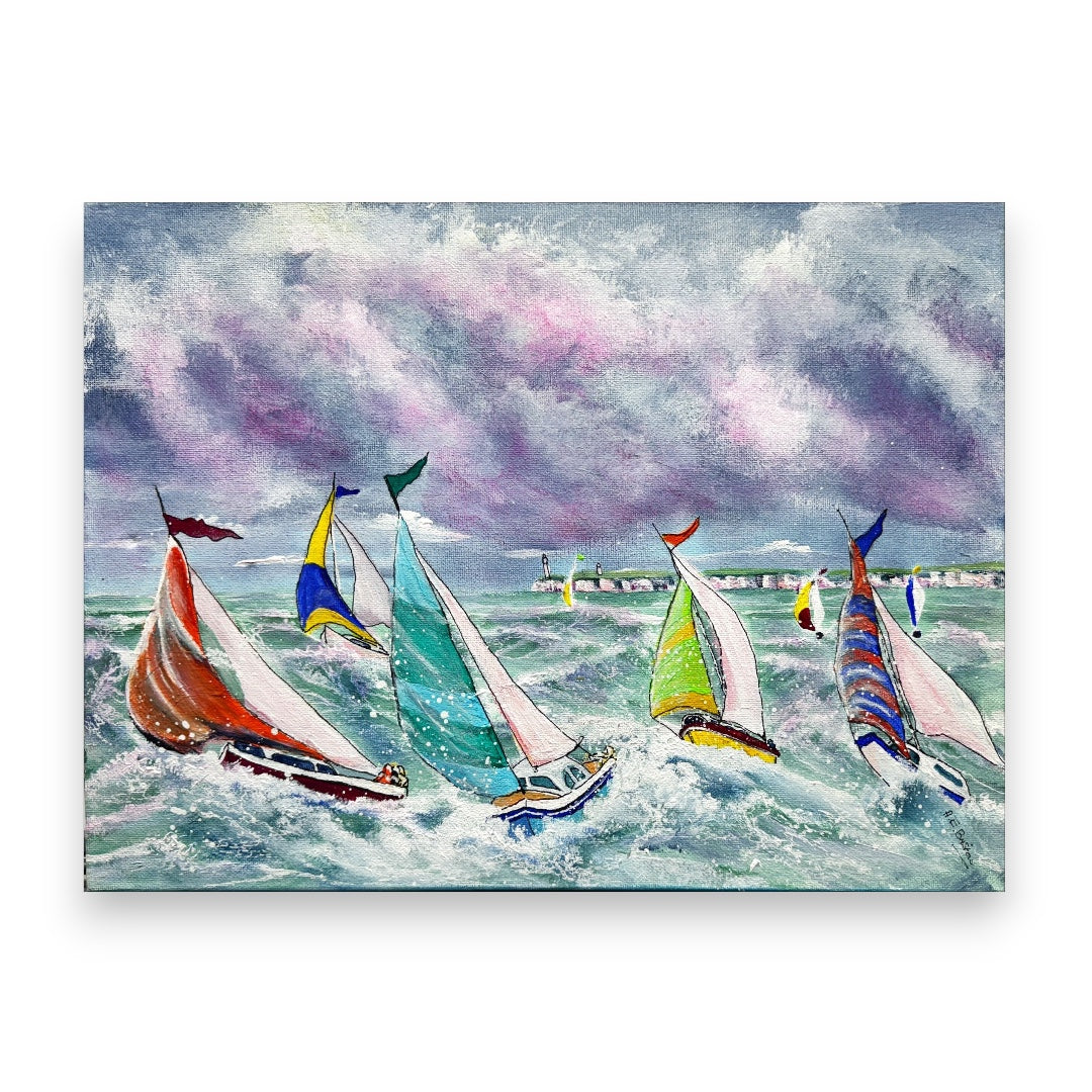 Filey Art Society - Ann Bristow -The Yacht Race