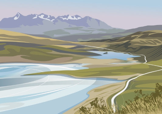 Ian Mitchell - The View from the Old Man of Storr to The Cuillins - Landscape