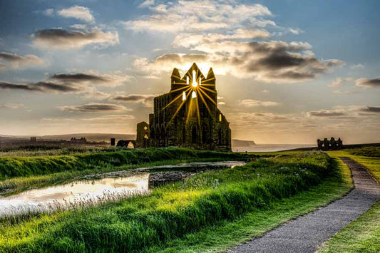 Andrew Smith - Whitby Abbey Sunstar - Photographic Print