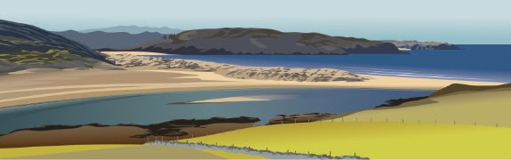 Ian Mitchell - NC500. Torrisdale Bay, Betty Hill - Panoramic