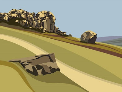 Ian Mitchell - Cow & Calf Rocks - Landscape