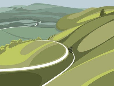 Ian Mitchell - Devils Dyke to Poynings - Landscape