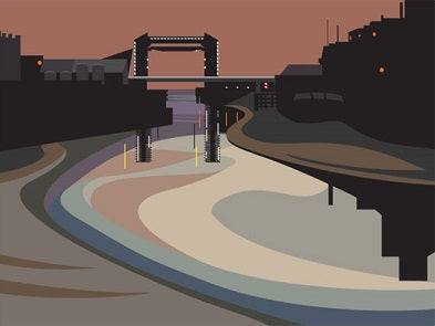 Ian Mitchell - Hull Tidal Barrier - Landscape