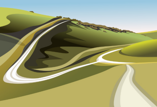Ian Mitchell - Looking South West to Millington Pastures - Landscape