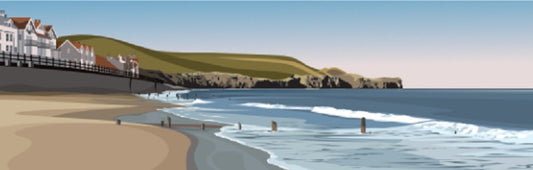 Ian Mitchell - Sandsend Wyke to the Ness - Panoramic