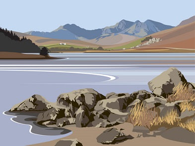 Ian Mitchell - The Snowdon Horseshoe from Capel Curig - Landscape