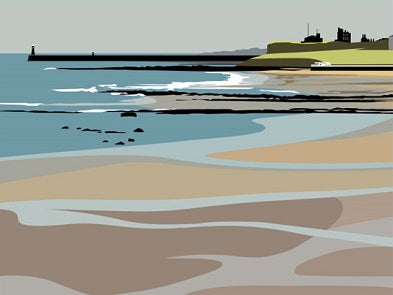 Ian Mitchell - Towards Tynemouth - Landscape