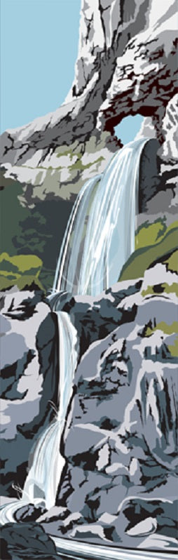 Ian Mitchell - Gordale Waterfall, The Long Drop - Portrait
